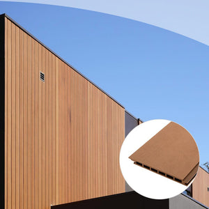 Listoni WPC Plane 30m² per rivestimenti colore Teak listone 150x2200mm spessore 11mm