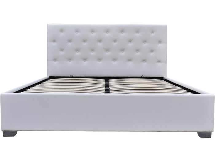 Letto matrimoniale con contenitore TINO 180x200 cm colore Bianco