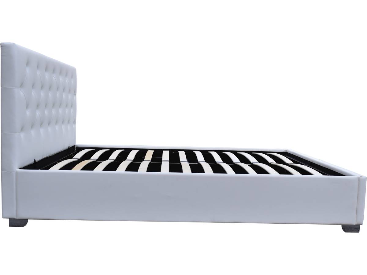 Letto matrimoniale con contenitore TINO 180x200 cm colore Bianco