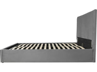 Letto "Mia" con cassettone - 160 x 200 cm - Grigio