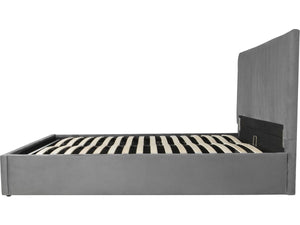 Letto "Mia" con cassettone - 140 x 190 cm - Grigio