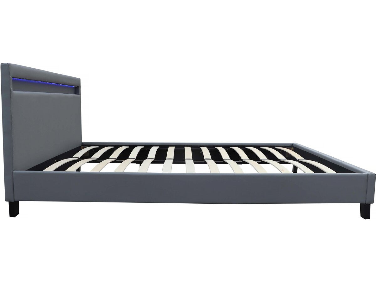 Letto con led "Maria" - 160 x 200 cm - Bianco