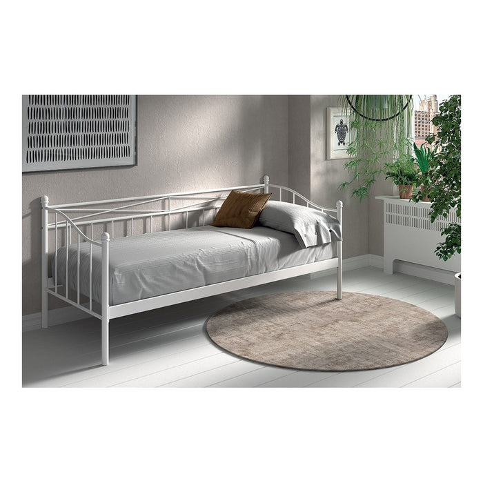 Letto divano bianco SOBLA 90x200 - Stile contemporaneo