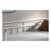 Letto divano bianco SOBLA 90x200 - Stile contemporaneo