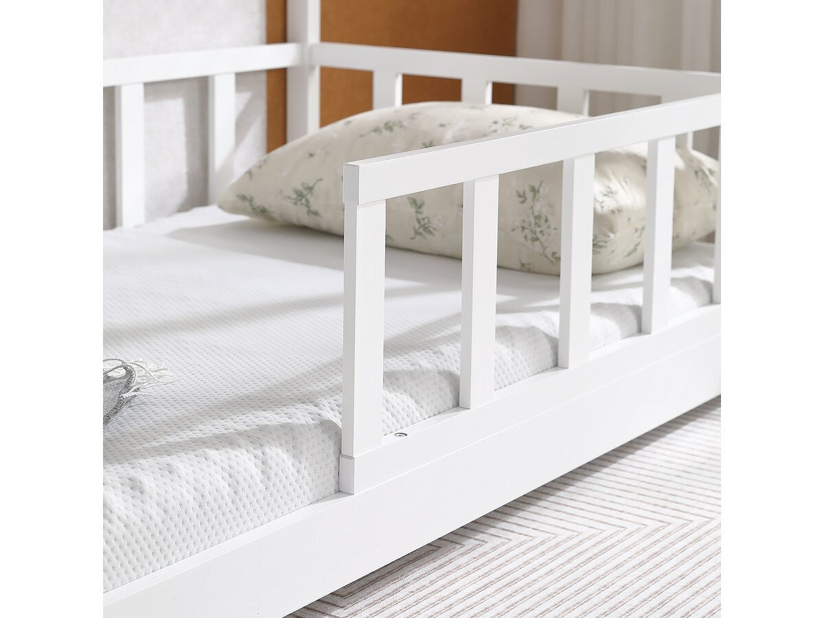 Letto a soppalco per bambini "Mila" - 90 x 190 cm - Bianco