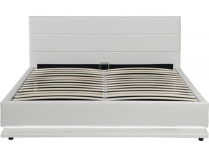 Letto LED con contenitore "Anastasia" - 180 x 200 cm - Bianco