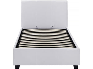 Letto con contenitore "Carla" - Bianco - 90 x 190 cm