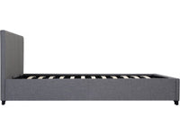 Letto matrimoniale con contenitore "Carla" - 140 x 190 - Grigio