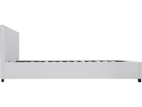 Letto doppio con contenitore  "Carla"- 160 x 200 cm  - Bianco