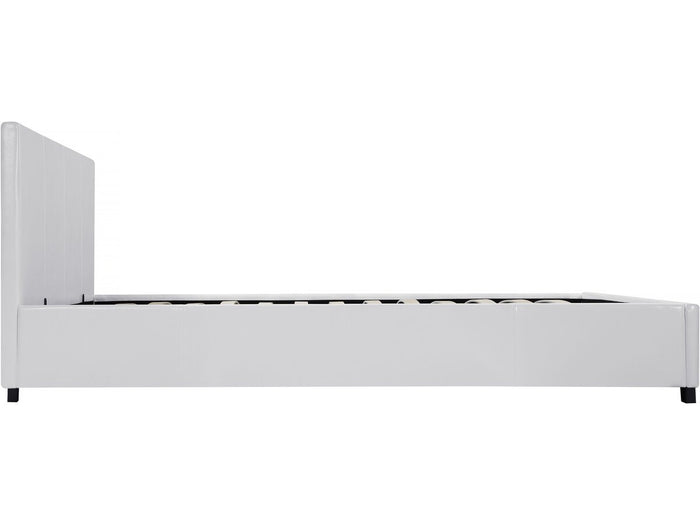 Letto doppio con contenitore  "Carla"- 160 x 200 cm  - Bianco