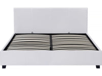 Letto doppio con contenitore  "Carla"- 160 x 200 cm  - Bianco