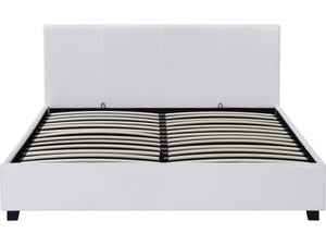 Letto doppio con contenitore  "Carla"- 160 x 200 cm  - Bianco