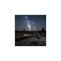 Lettino da campeggio pieghevole - O'camp - Con borsa di trasporto - Nero - Dimensioni 207 x 75 x 50 cm