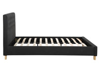 Letto "Emmy" - 160 x 200 cm - Grigio