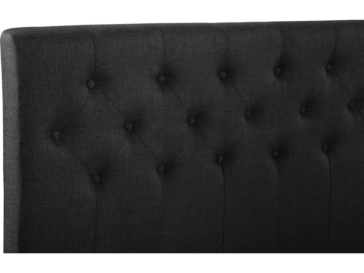 Letto "Emmy" - 140 x 190 cm - Grigio