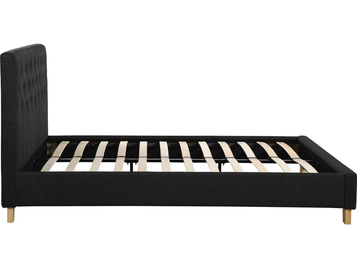 Letto "Emmy" - 140 x 190 cm - Grigio