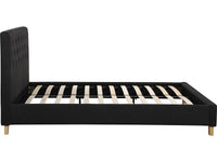 Letto "Emmy" - 140 x 190 cm - Grigio