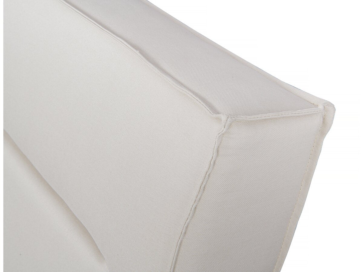 Letto matrimoniale in tessuto di design "Moritz" - 160 x 200 cm - Beige