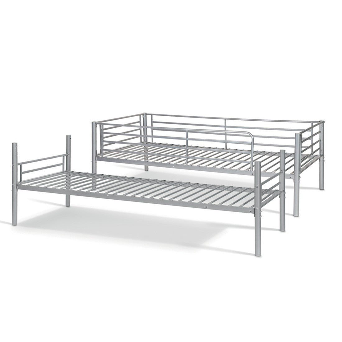 Letto a castello in metallo 90x200 cm SAMMY, colore grigio