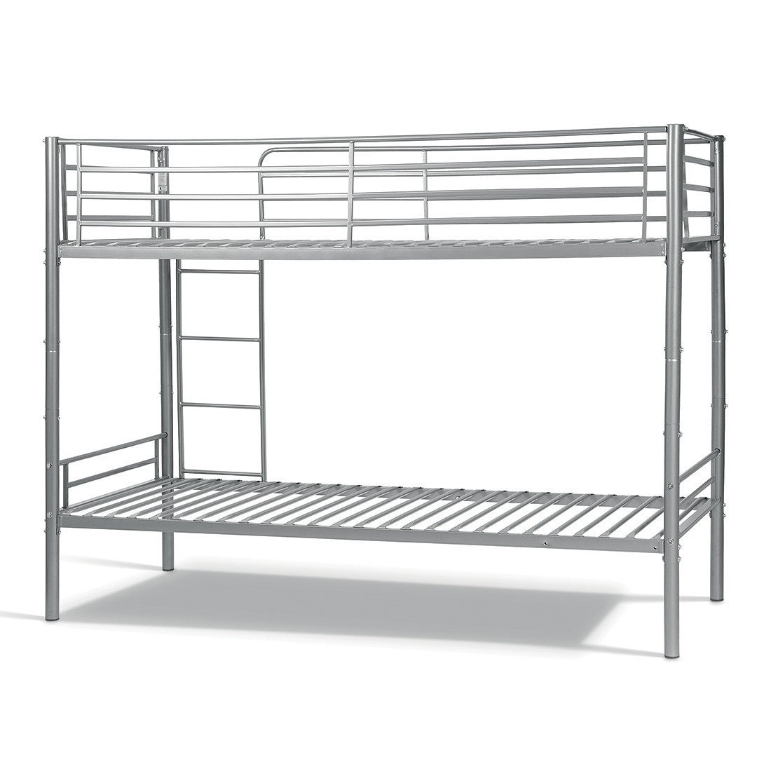 Letto a castello in metallo 90x200 cm SAMMY, colore grigio