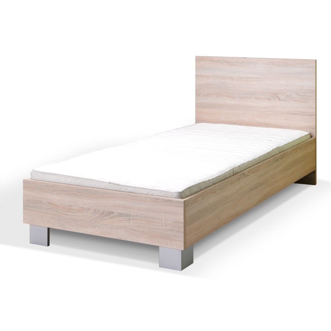 Lettino per bambini 90x190 collezione DUNDEE, colore quercia.