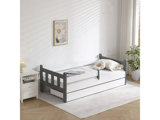 Letto estraibile per bambini Adria - 90 x 190 cm - Bianco