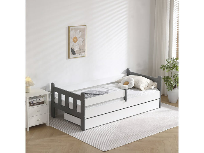 Letto estraibile per bambini Adria - 90 x 190 cm - Bianco