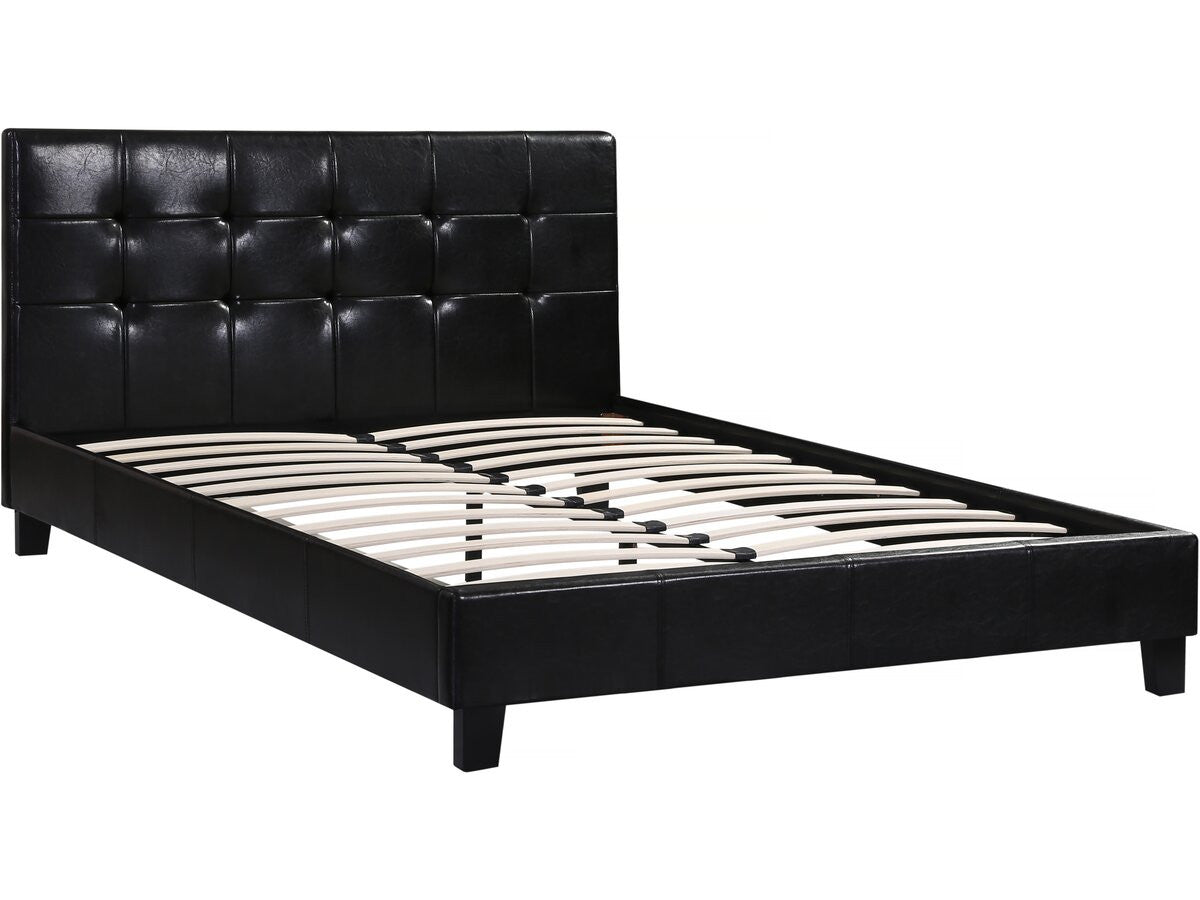 Letto JULIA - 140 x 190 cm - Nero