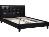 Letto JULIA - 140 x 190 cm - Nero