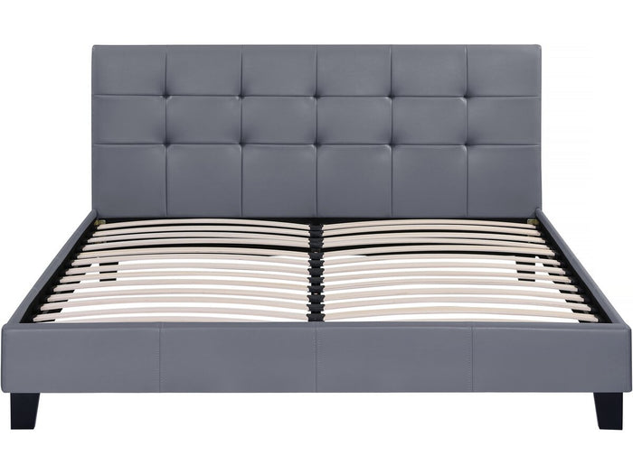 Letto "Julia" - 160 x 200 - Grigio chiaro