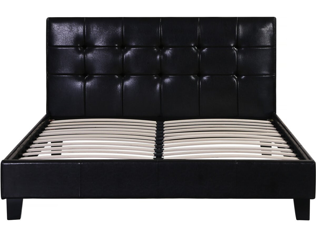 Letto JULIA - 140 x 190 cm - Nero