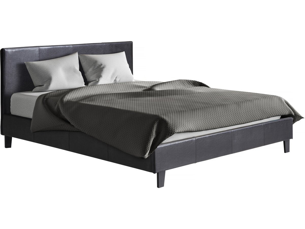 Letto LINA - 160 x 200 cm - Nero