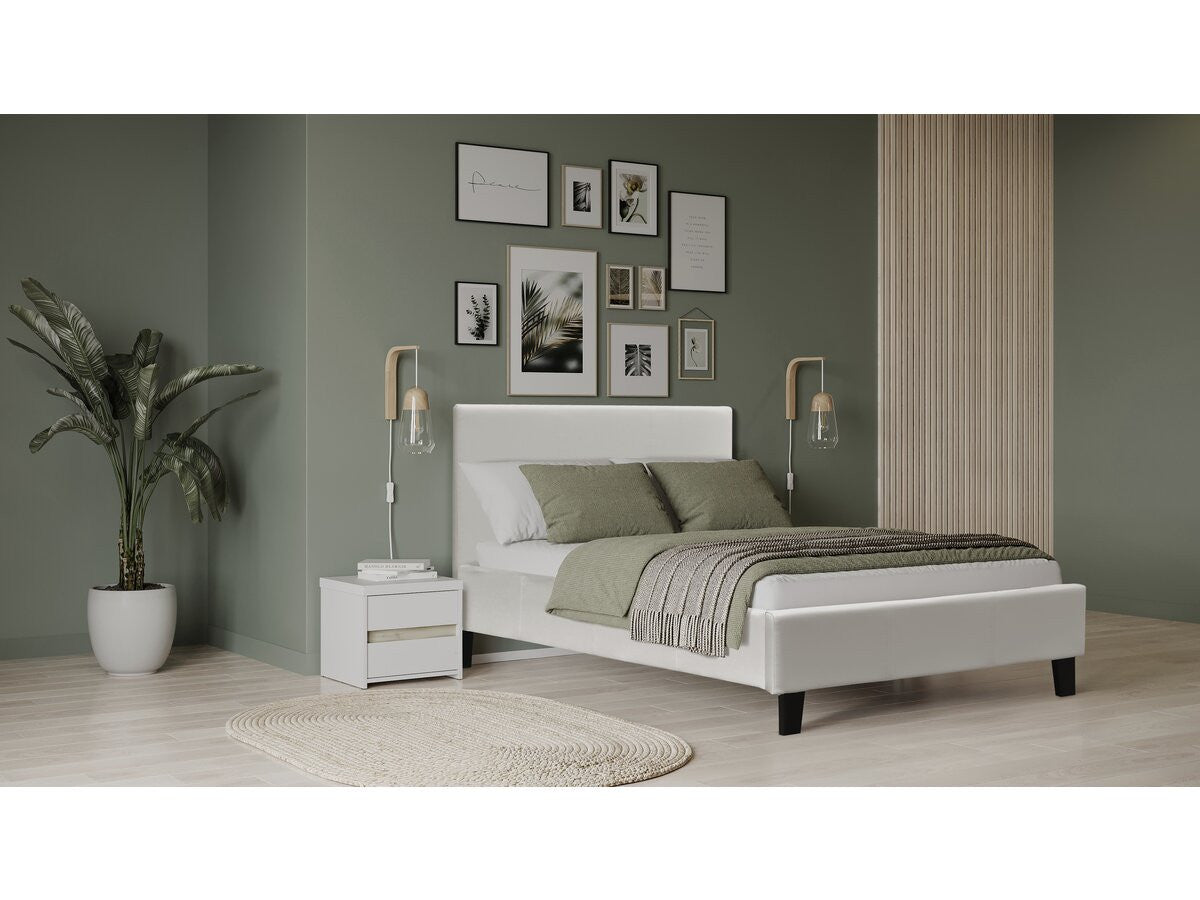 Letto "Lina" - 90 x 190 cm -Beige