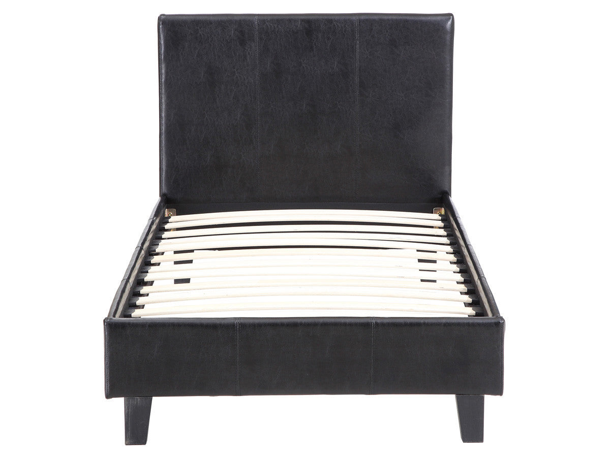 Letto "Lina" - 90 x 190 cm - Nero