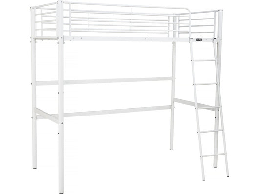 Letto a soppalco "Alora" - 90 x 190 cm - Bianco