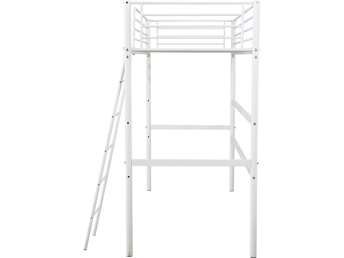 Letto a soppalco "Alora" - 90 x 190 cm - Bianco