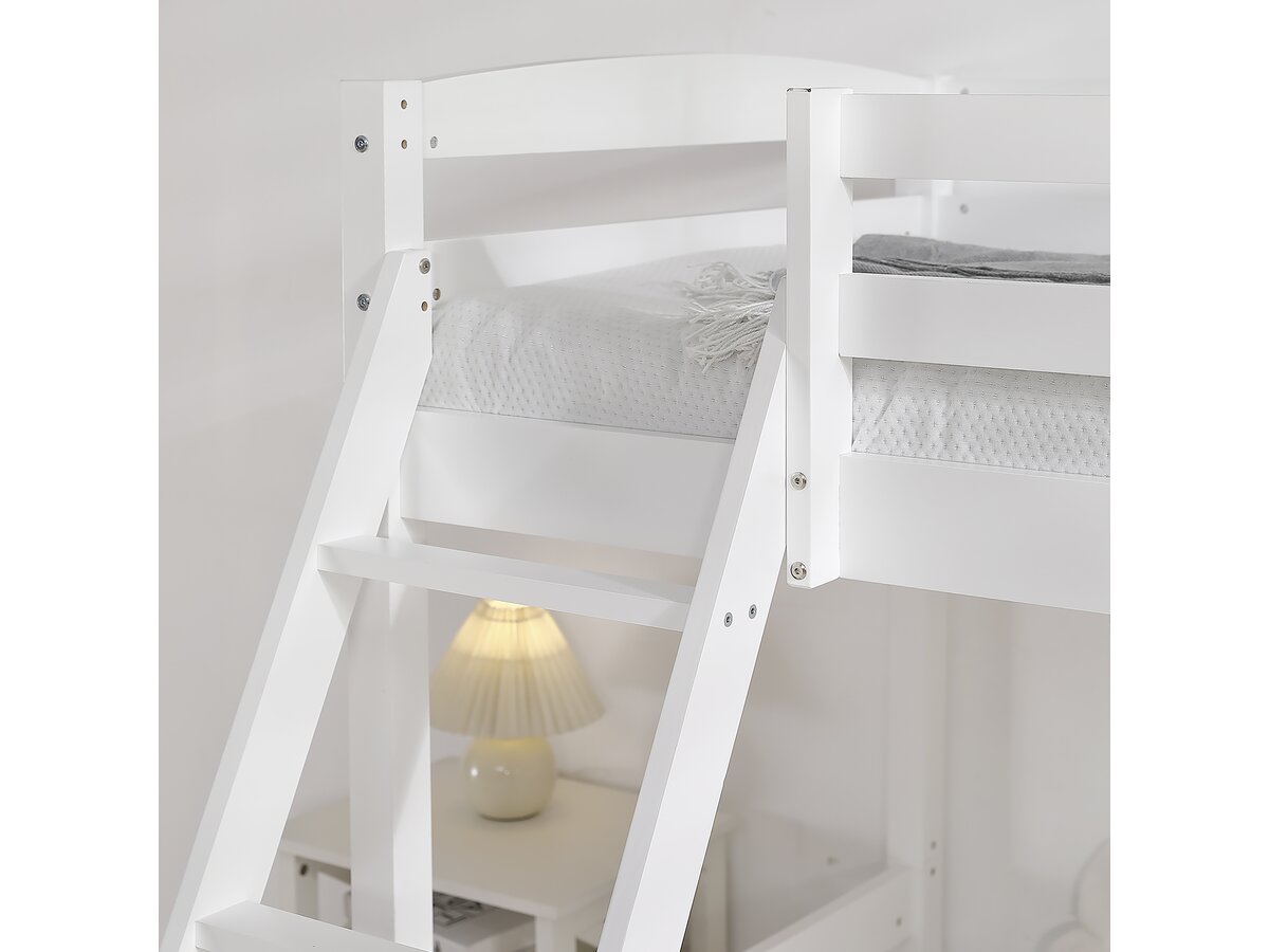 Letto a castello per bambini "Léa" - Bianco