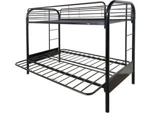 Letto a castello POLO - Metallo - Nero