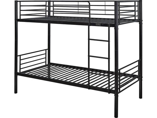 Letto a castello ADAM - Metallo - Nero
