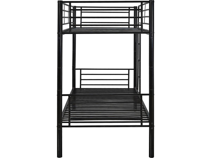 Letto a castello ADAM - Metallo - Nero