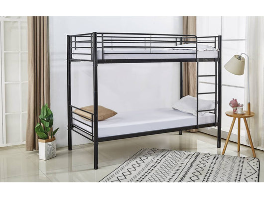 Letto a castello ADAM - Metallo - Nero