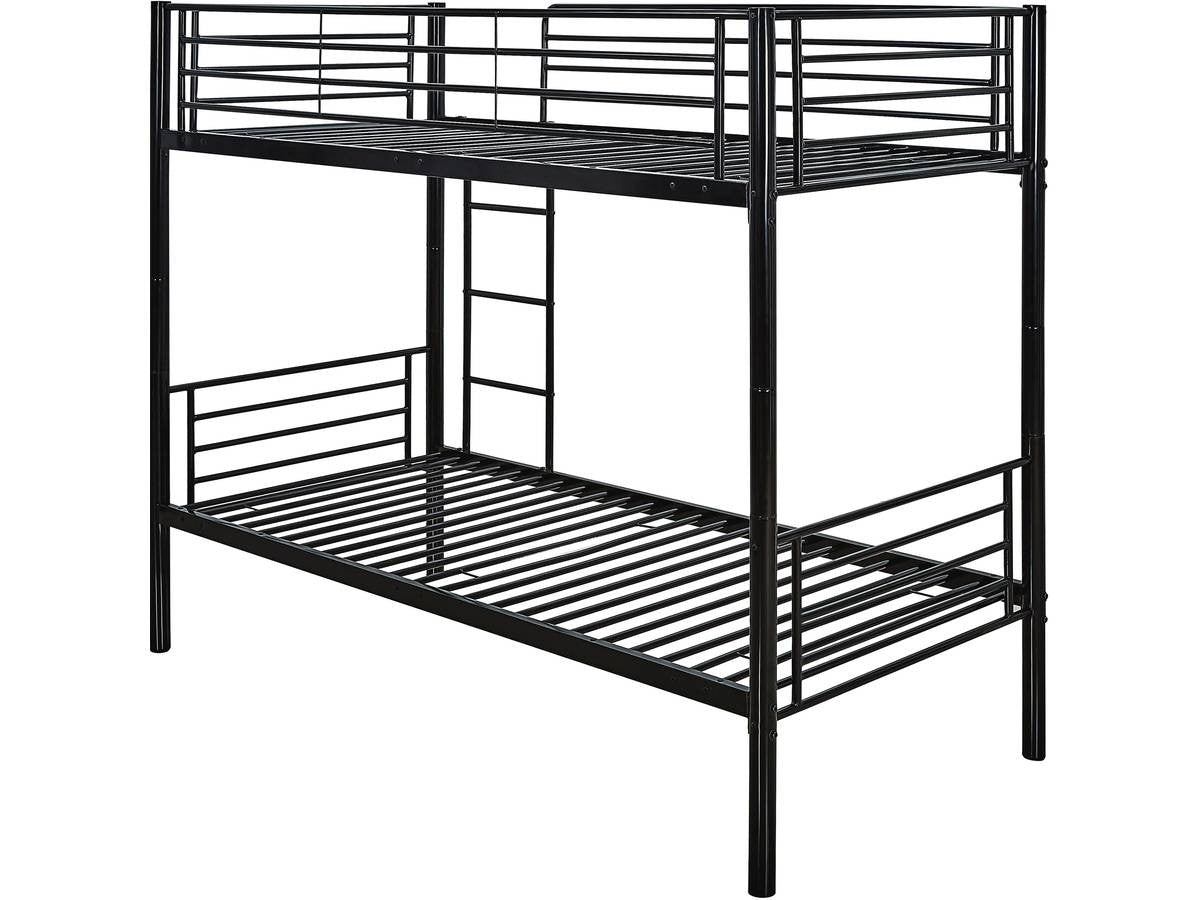 Letto a castello ADAM - Metallo - Nero