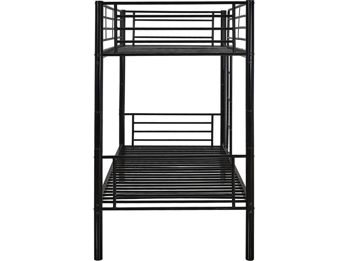 Letto a castello ADAM - Metallo - Nero