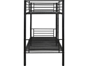 Letto a castello ADAM - Metallo - Nero