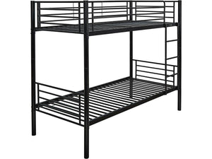 Letto a castello ADAM - Metallo - Nero