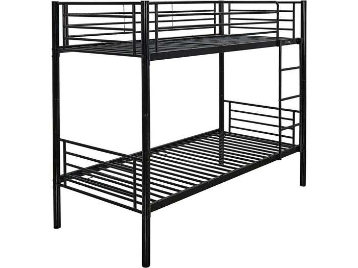 Letto a castello ADAM - Metallo - Nero