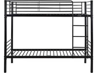 Letto a castello ADAM - Metallo - Nero