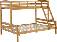 Letto a castello in legno "Léa" - 140/90 x 190 cm - Marrone