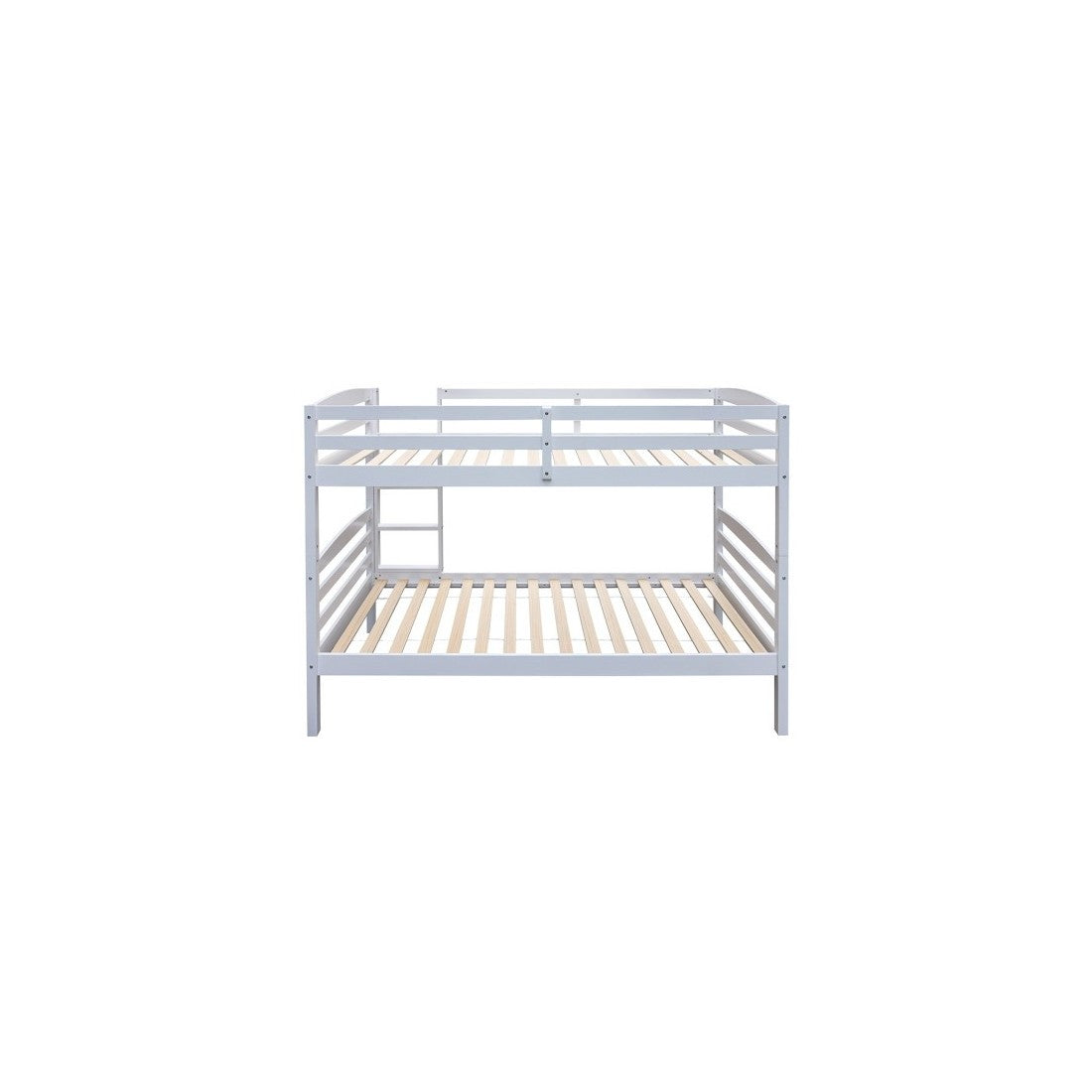 Letto a castello trasformabile 90x200 cm BOY – Legno massiccio – Bianco – Rete inclusa