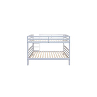 Letto a castello trasformabile 90x200 cm BOY – Legno massiccio – Bianco – Rete inclusa